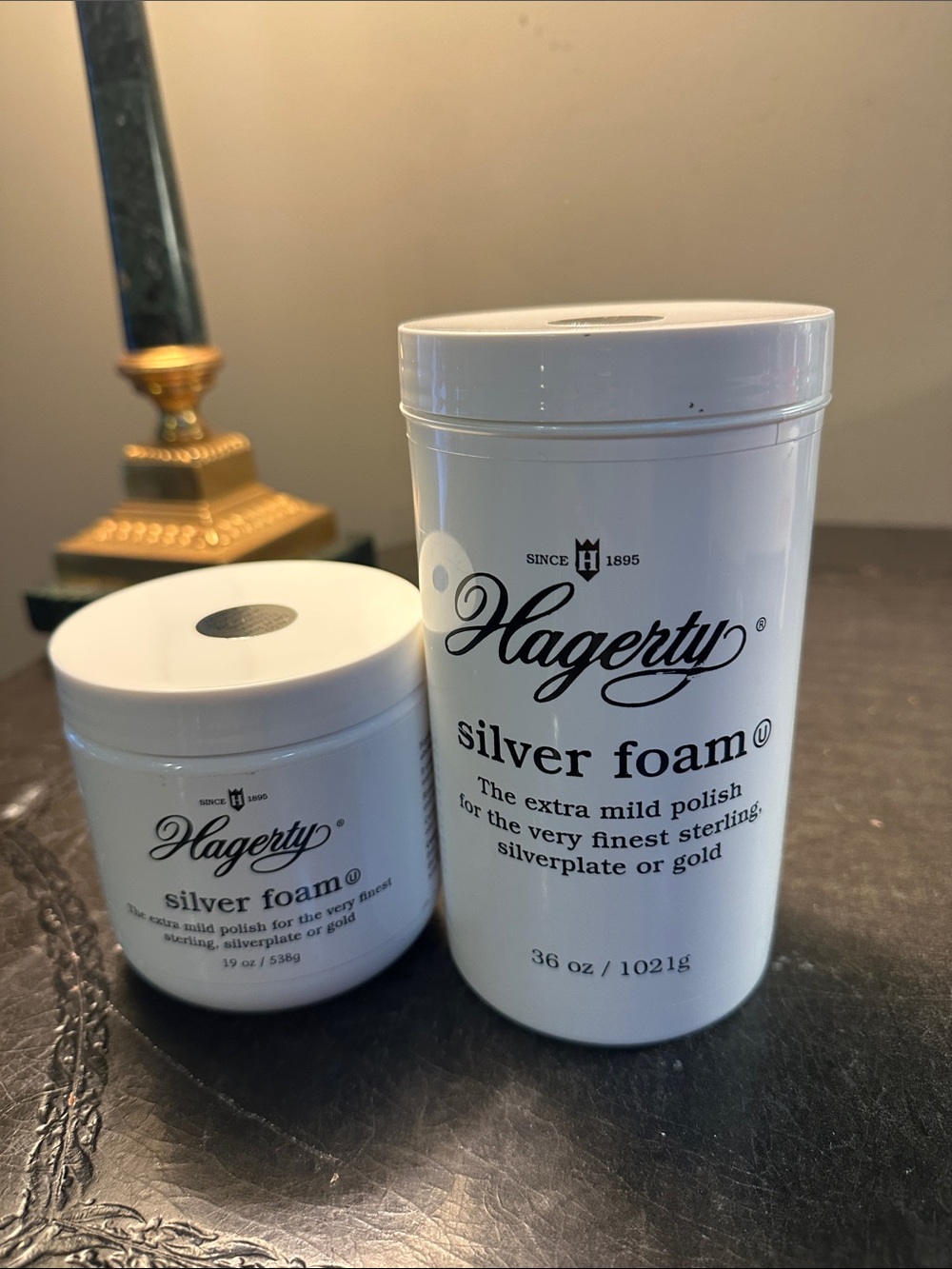 Silver Foam Polish — White